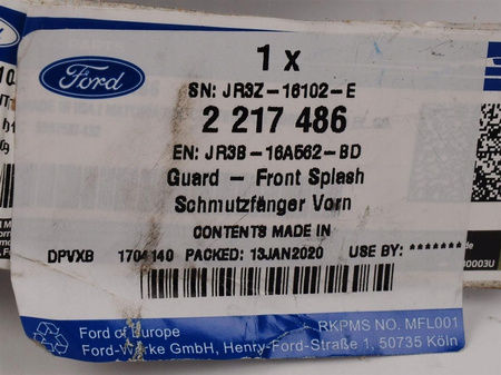 NADKOLE PRZEDNIE PRAWE FORD MUSTANG Mk6 2017- Z WYGŁUSZENIEM