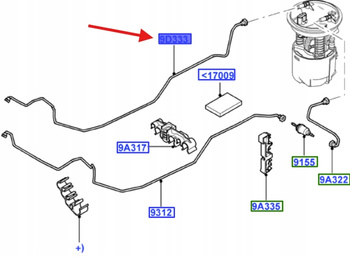 RURA POWROTNA FIESTA FUSION 2001-12 1426709 _ 2S61-9D333-BD