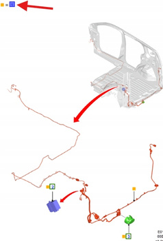 ELEKTRYKA DYSZLA HOLOWN. TRANSIT COURIER 2014- 2128333 _ AMET7J-15A416-BB