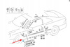 USZCZELKA LISTWA PROGU LEWY PRZÓD MERCEDES CLK W208 OE A2086900762