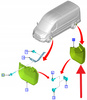 CHLAPACZ PRAWY TYŁ FORD TRANSIT 2014- 2019- OE 1893788 _ BK31-28370-AC5JA6