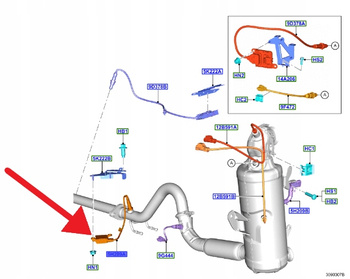 SONDA LAMBDA NOX 1.5 TDCI 2.0 ECOBLUE FOCUS 2018- 2373413 _ JX61-5L239-CB