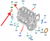 USZCZELNIACZ WAŁU KORBOWEGO 1.5 TDCI FORD OE 2190320 _ JX6Q-6700-BA