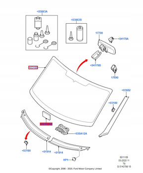 SZYBA PRZEDNIA FORD TRANSIT MK6_1831248_