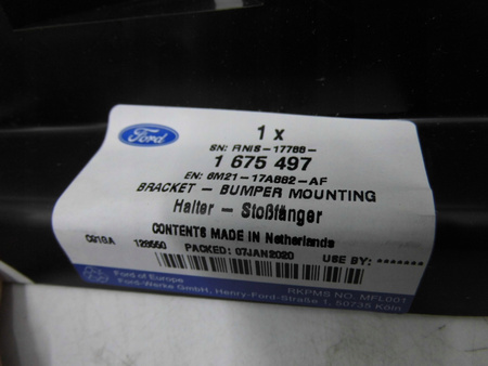 ŚLIZG ZDERZAKA TYLNEGO LEWY FORD S-MAX GALAXY Mk3_1675497_6M21-17A882-AF