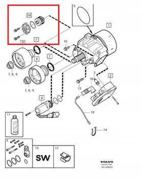 FILTR OLEJU HALDEX VOLVO XC90 I 2003-2009r