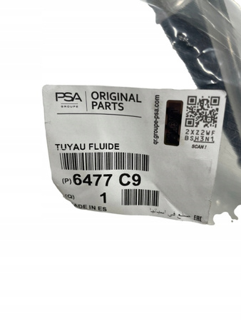 Citroen OE przewód klimatyzacji 6477 C9