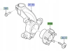 PIASTA ŁOŻYSKO KOŁA PRZÓD FORD S-MAX GALAXY 2006- 1437643 _ 6G91-2C300-AAB