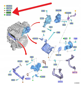 CHŁODNICA EGR 2.0 ECOBLUE KUGA GALAXY MONDEO 2018- 2535291 _ HG9Q-9F464-AB