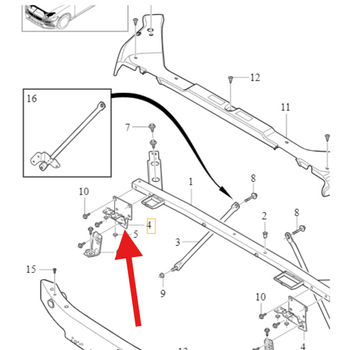 WSPORNIK PRAWEGO ZAMKA MASKI VOLVO S60 V60 2019- OE 31468230