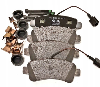 Klocki hamulcowe tylne Citroen JUMPER III 16124340