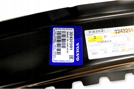 WZMOCNIENIE PAS TYLNY GÓRNY VOLVO XC90 2024- OEM/OE 32432591