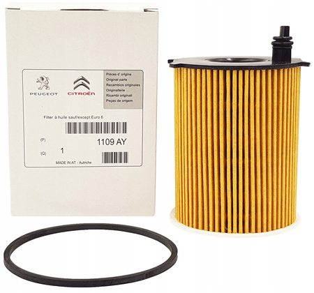 Filtr Oleju 1.6 Hdi 1109AY DV6 Citroen