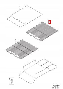 MATA BAGAŻNIKA VOLVO XC90 II 16- OE 32394444