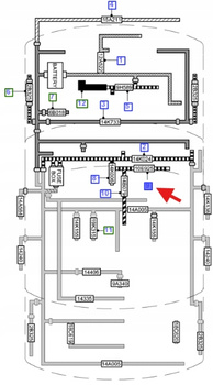 PRZEWÓD GPS FORD MONDEO MK3 2003- 2004 1338446 _ 4S7T-10E925-BE
