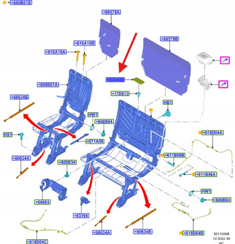 RAMKA ZACZEP 2246694 _ DT11-K624A08-AA3ZHE