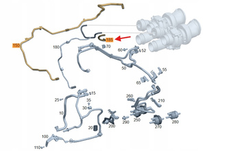 PRZEWÓD PODCIŚNIENIOWY M176 M177 MERCEDES OE A1771420600