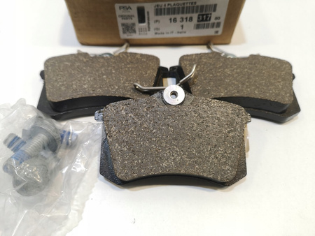 KLOCKI HAMULCOWE TYLNE C3 C4 CACTUS DS3 207 208 OE 1631831780