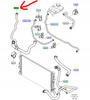 PRZEWÓD CHŁODNICY DOLNY FORD FOCUS Mk2 C-MAX Mk1 2005-2010 1.8 TDCI _1386712_3M5H-8286-MD