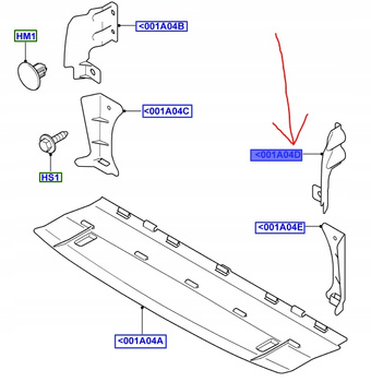 KIEROWNICA POWIETRZA LH FORD FUSION 1.4-1.6L TDCi  _ 1363595 _ 6N1H-A001A04-CA