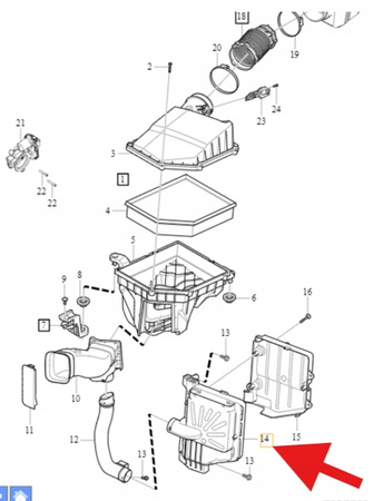OBUDOWA STEROWNIKA KOMPUTERA 2.0 B4 D4 VOLVO S60 V60 2021- OE 31657213
