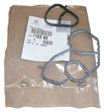 USZCZELKA OBUDOWY FILTRA OLEJU CITROEN C1 C2 C3 C4 C5 DS3 DS4 DS5 OE 1103S0