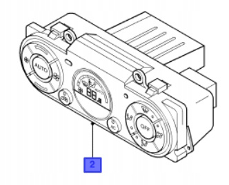 PANEL KLIMATYZACJI FORD MONDEO Mk3 2002-2003 _1253604_2S7H-18C612-AB