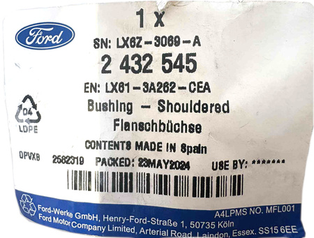 TULEJA WAHACZA PRZÓD 1.5 EB KUGA ESCAPE 2020- 2432545 _ LX61-3A262-CEA