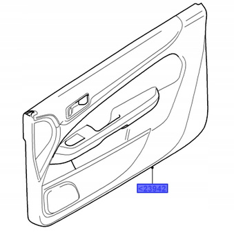 BOCZEK DRZWI PRZÓD LEWY FORD FOCUS Mk2 2007-2010 _ 1677719  _ 8M51-A23943-FC1E07