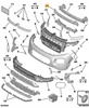 CITROEN C3 AIRCROSS ABSORBER ZDERZAKA PRZÓD YQ00063880
