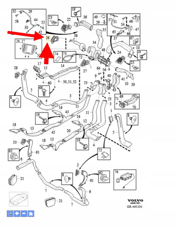 CZUJNIK TEMPERATURY POWIETRZA NAWIEWU VOLVO XC90 2016- OEM/OE 32289547