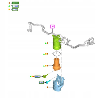 PODSTAWA FILTRA PALIWA FORD TRANSIT TOURNEO CUSTOM _ 2317685 _ GK21-9155-AE