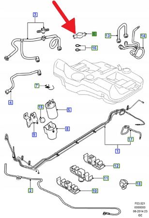 OSŁONA PRZEWODÓW PALIWA DURATORQ MONDEO 2000- 1117957 _ 1S71-9K177-AB
