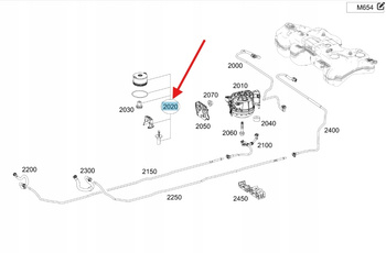 FILTR PALIWA DIESEL MERCEDES C W205 E W213 S W222 SPRINTER OE A6540920000
