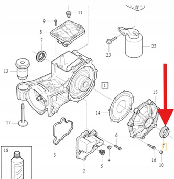 USZCZELNIACZ PÓŁOSI MOSTU D4 B4 VOLVO XC60 XC90 S60 V60 OE 32240039