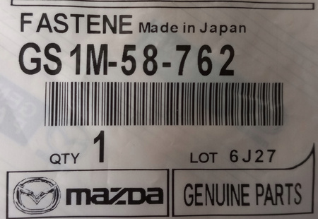 Spinka uszczelki drzwi - Mazda 2 DJ Mazda 3 BL_GS1M58762