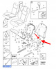 OSŁONA FOTELA LEWY PRZÓD VOLVO XC90 2016- XC60 V90 S90 OEM/OE 31467137