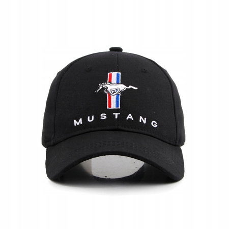 CZAPKA Z DASZKIEM FORD MUSTANG CZARNA ORYGINALNA