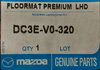 Dywaniki welurowe Premium - Mazda 2 DJ1_ DC3EV0320A