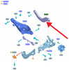 WAHACZ TYLNY GÓRNY FORD FOCUS Mk4 2018- OE 2216285 _ JX61-5500-AEA