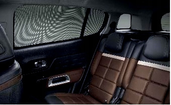 Komplet zasłon przeciwsłoneczny tylnych Citroen OE 1636340280