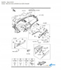 Osłona spód deski rozdzielczej - Mazda CX-5 KE_KD4564520B