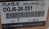 Tarcza hamulcowa tył - Mazda CX-30 DM_DGJ626251