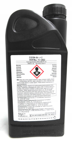 PŁYN HAMULCOWY FORD 1L DOT 4 LV HIGH PERFORMANCE 2792362 _ RU7J-M6C65-BA