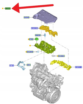 POKRYWA ZAWORÓW 1.5 TDCI TRANSIT CONNECT 18- 2018- 2524814 _ JX6Q-6K271-BD
