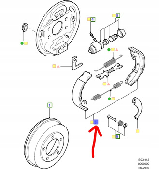 SZCZĘKI HAMULCOWE TYŁ FORD TRANSIT Mk5 2000-06 279MM _4743576_YC15-2200-AF