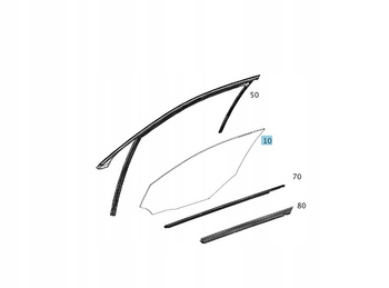 MERCEDES E KLASA W212 S212 212 LIFT SZYBA PP A2127251410