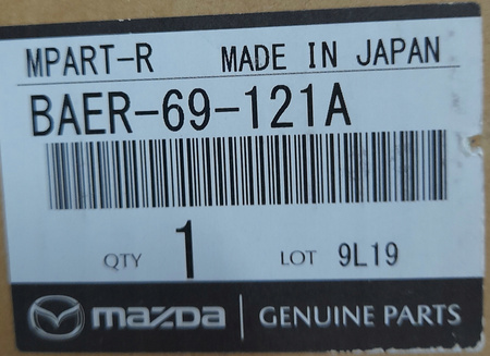 Korpus lusterka zewnętrznego - Mazda 3 2016 _BAER69121A