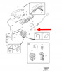 LINKA WEWNĘTRZNA ZAMKA DRZWI PRZÓD VOLVO XC90 2016- OEM/OE 31484035
