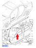 LISTWA ZGARNIAJĄCA SZYBY DRZWI PRZÓD PRAWA VOLVO V50 S40 2004- OE 31297661